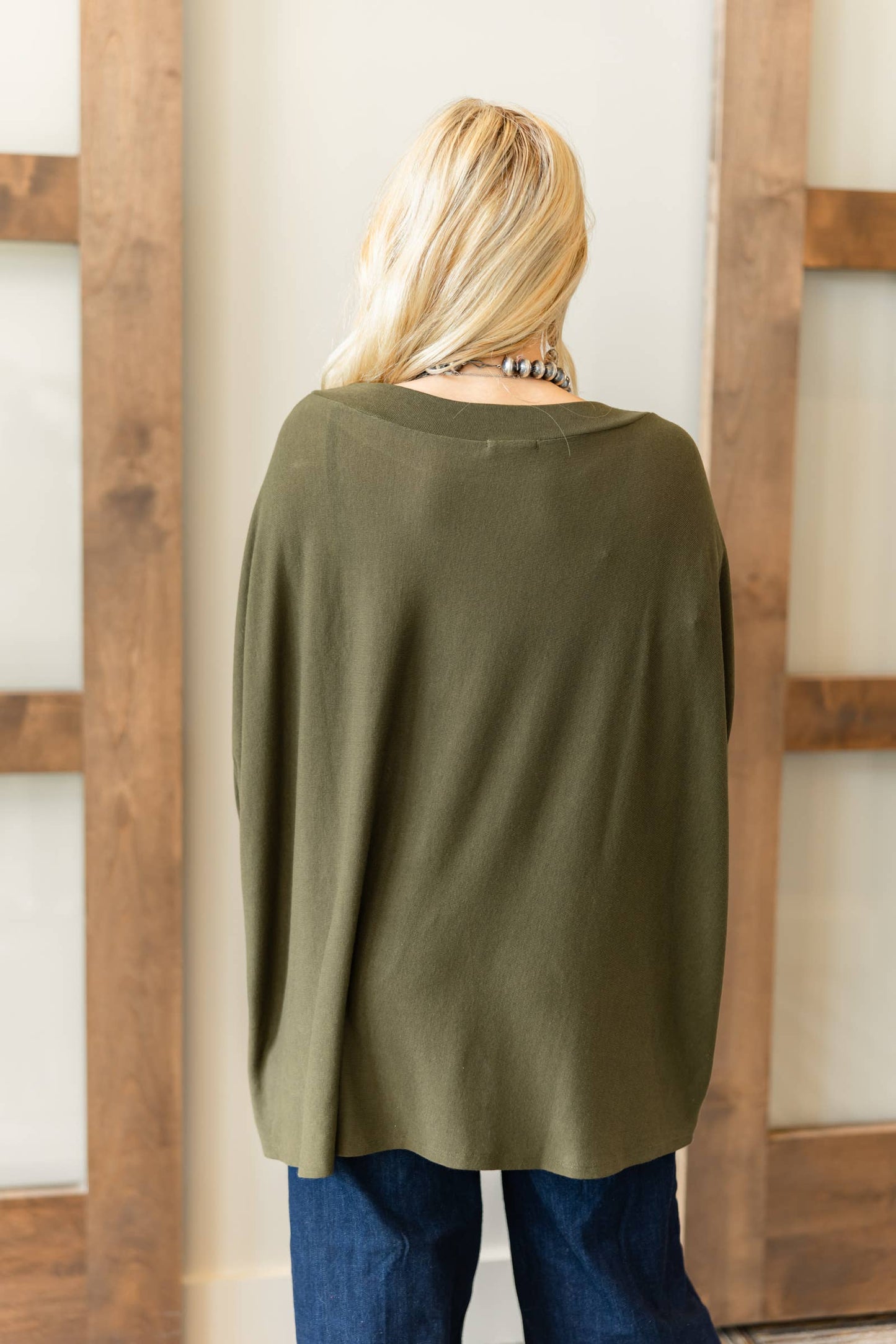Marigold Relaxed Dolman Sleeve Hacci Top