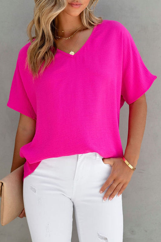 Hot Pink Blouse