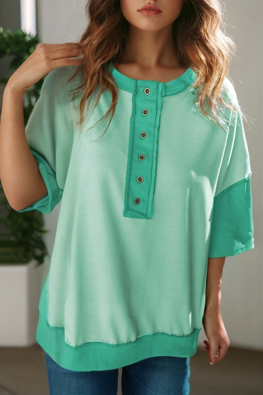 Green Color Contrast Top