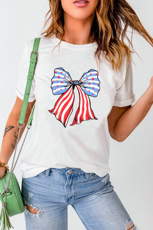 Patriotic Bow Tee