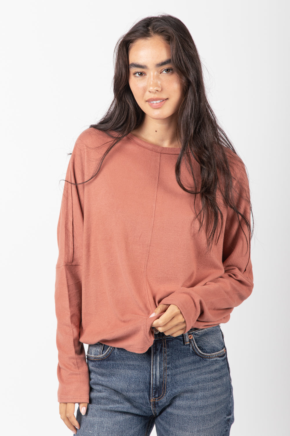 Black Dolman Sleeve Comfy Top