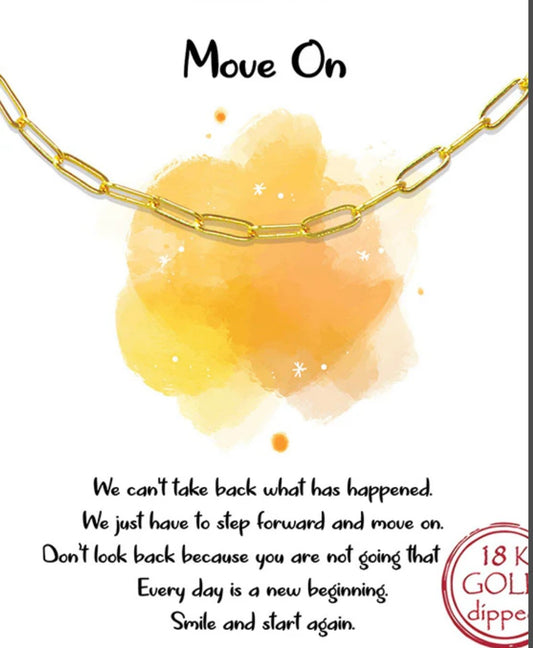 Gold Paperclip Chain Necklace