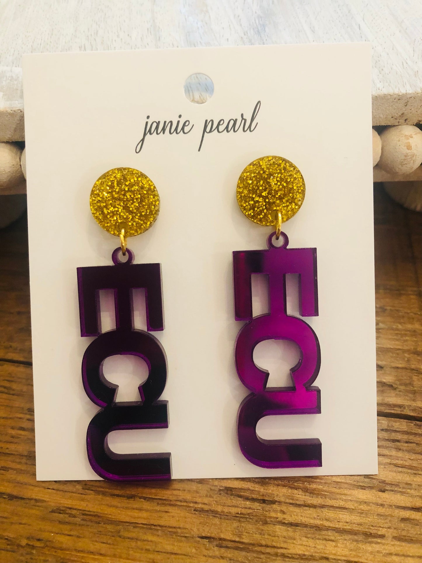 ECU Pirates Earrings