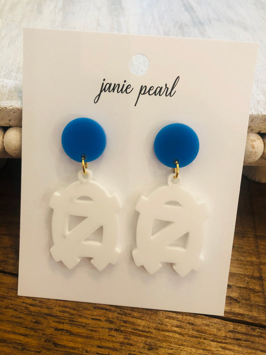 UNC Tarheels Earrings