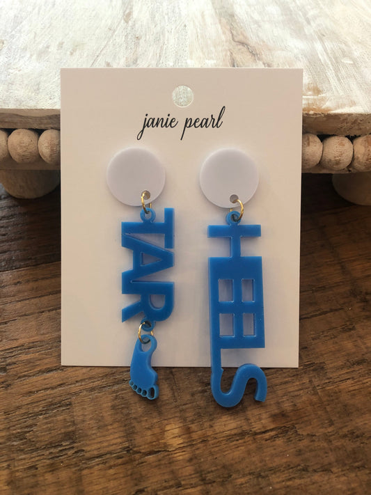 Tar Heels UNC Earrings