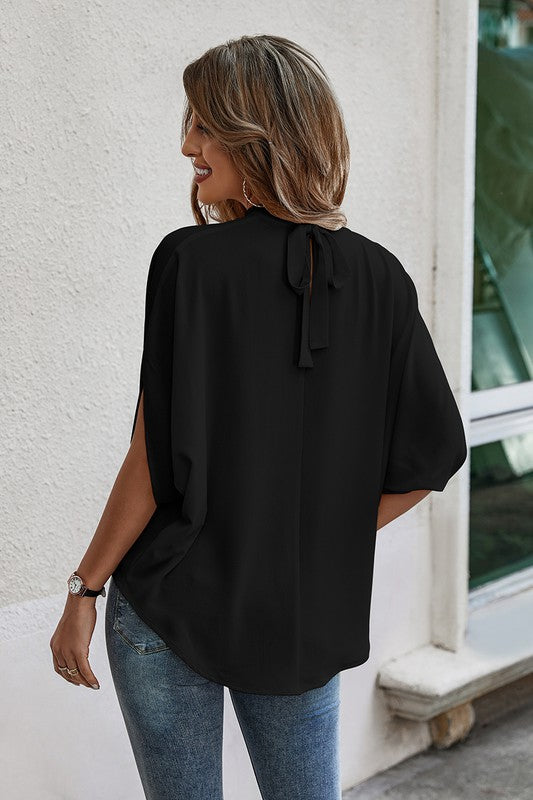 Cape sleeve top