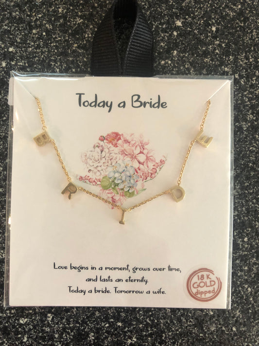 BRIDE necklace